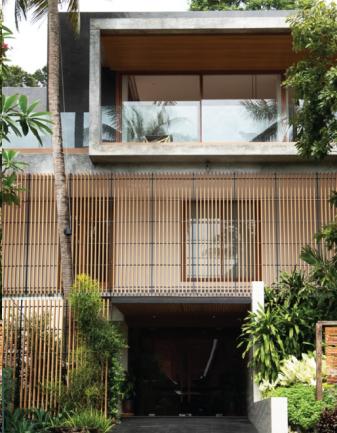 wpc hollow composite tube 50h50   railing column for exterior decor121-2