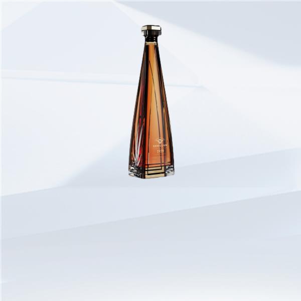 Szklana flaszka alkoholowa na eleganckie okazje