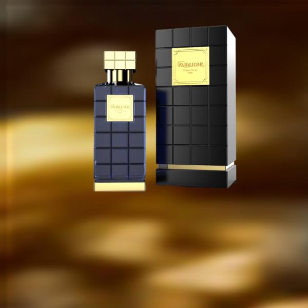 Ζωγραφίστε τη δύναμη που δίνει σιγουριά ένα άρωμα για άνδρες σε μπουκάλι μπλε.