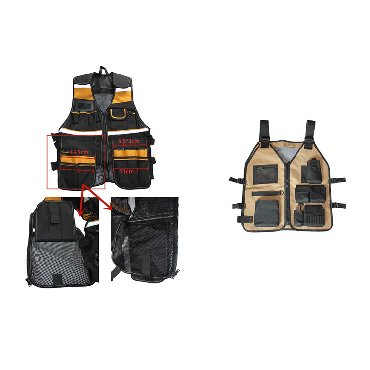 Amazon Trends Polyester new style cheap polyester tool work vest details