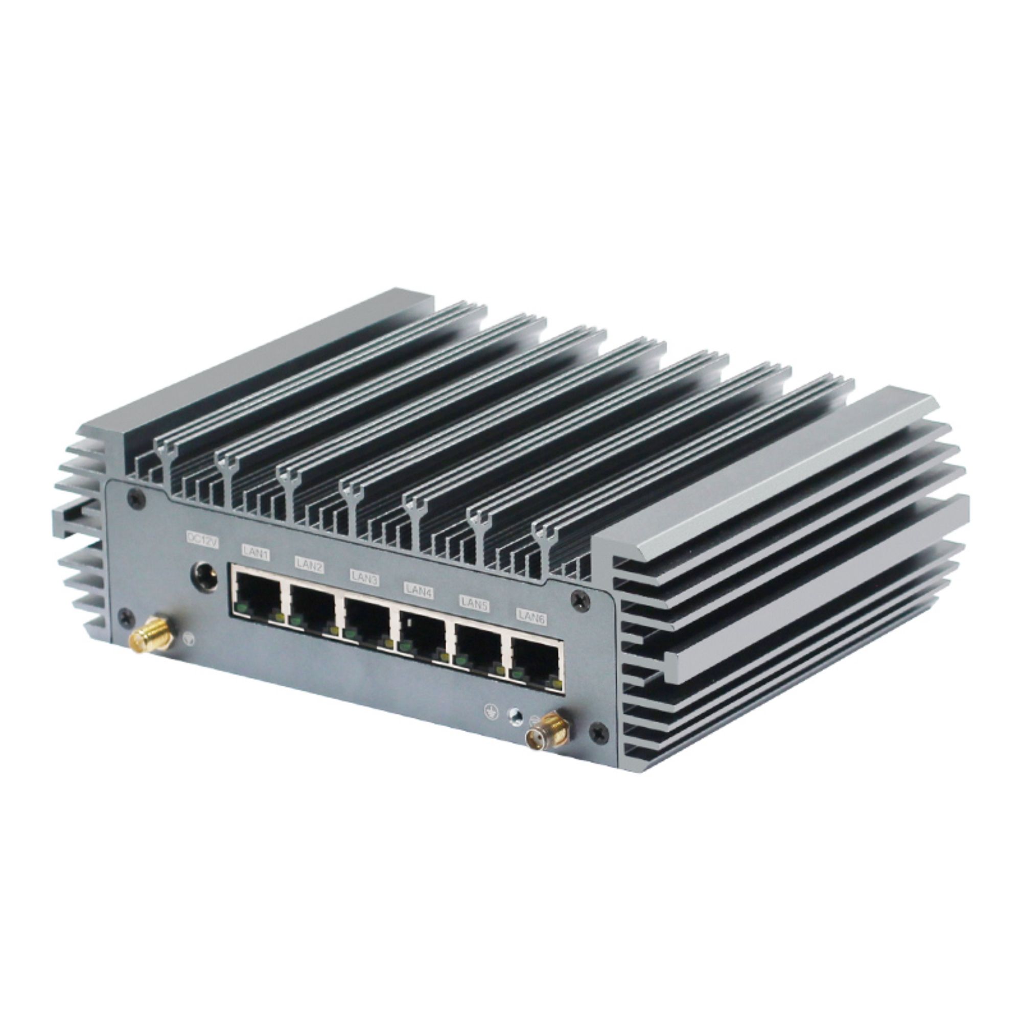 12th Gen N100 N300 6 Lan Firewall Router PfSense Fanless Mini PC