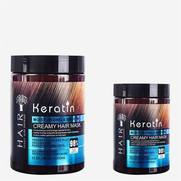 Reparieren Sie beschädigtes Haar mit einer Keratin-Haarmaske