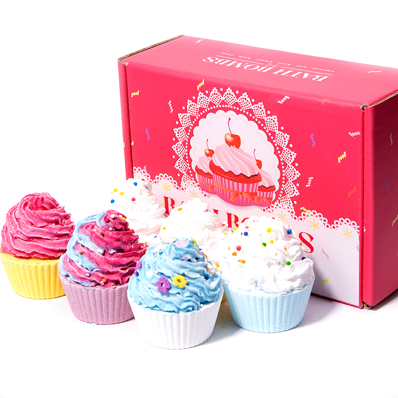 บอมบ์อาบน้ำเค้กเกลืออาบน้ำลูกบอล