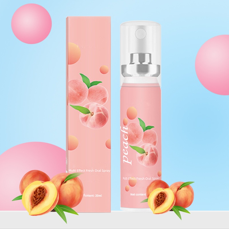 Muntspång Fruktigt Muntspång 20ml Andedräktsfräskare Långvarig Frisk Andedräkt Muntspång