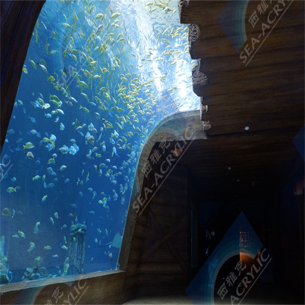 Create a unique pool design with the flexibility of thick acrylic pool plexiglass.