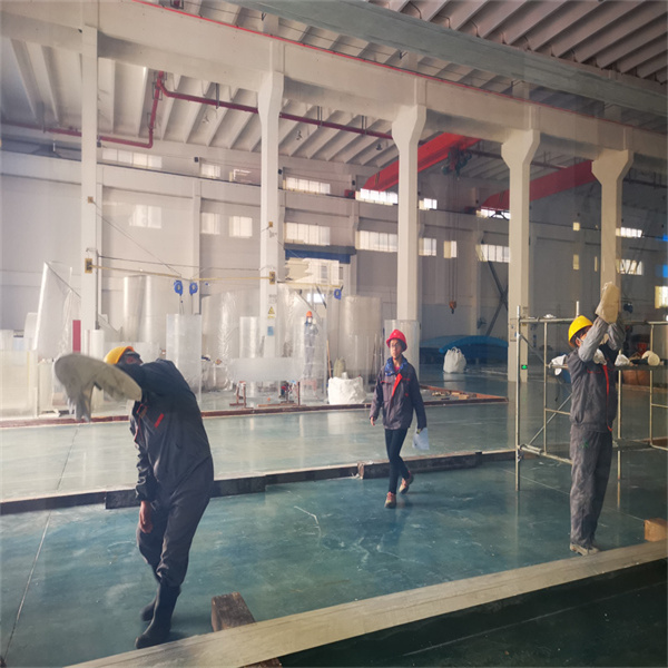 Experience Unobstructed Views with a Transparent Plexiglass Acrylic Swimming Pool Roof