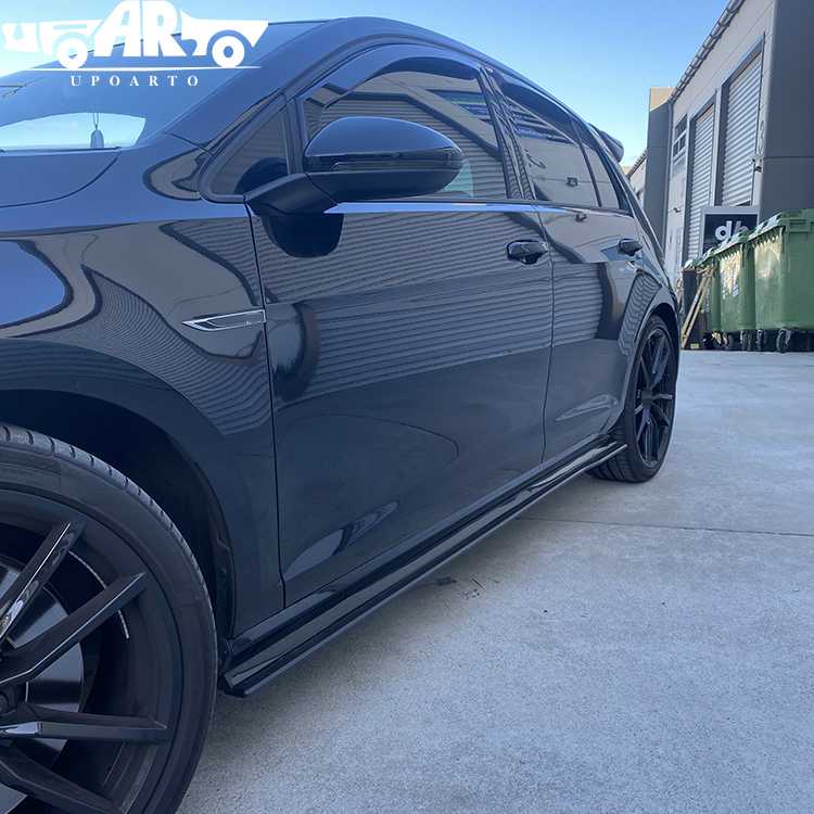 golf 7.5 r line side skirts