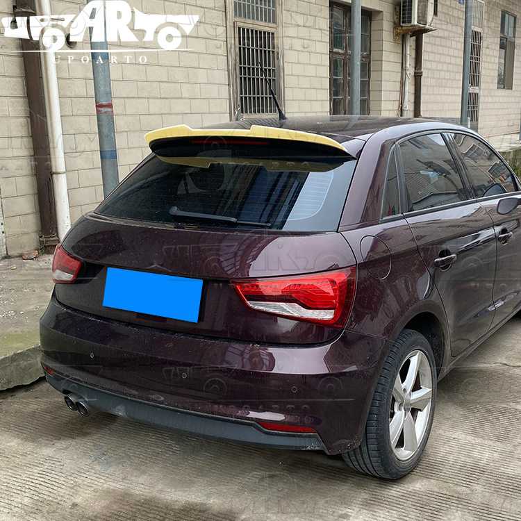 audi a1 rear top spoiler