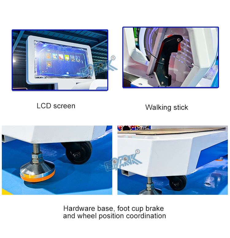 Realistic Virtual Reality Chair VR 360 Flight Simulators Game Machine 9D 360 Simulator factory
