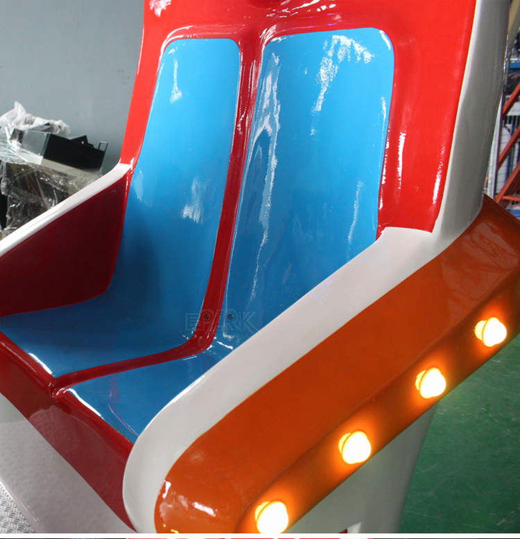 Coin Operated Airplane Kiddie Ride Game Machine Attractive Kids Swing Game Machine manufacture