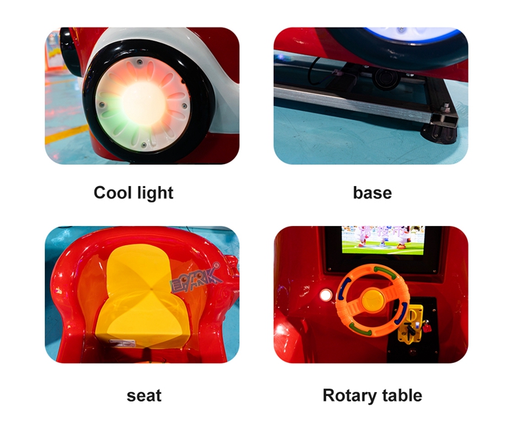 Shopping Mall Small Children Electric Swing Car Game Machine Coin Operated Games Kiddie Ride factory