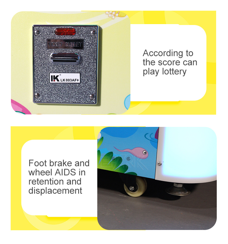 Hitting Hammer Games 2 Player Hit Hammer Competition Games Lottery Ticket Machine manufacture