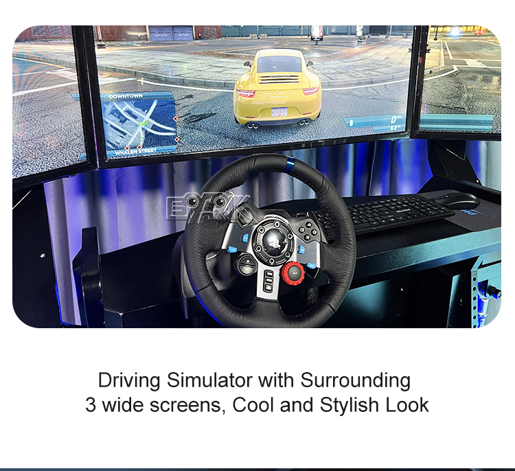 6 Dof Motion Platform For Driving Simulator Hydraulic Racing Simulator 4d 2 Players Vr Car Racing Game Machine Simulator details