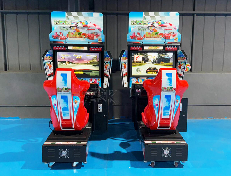 Luxury 32 Hd Outrun Arcade Game Machine Fantastic Racing Game Arcade Games Simulator details