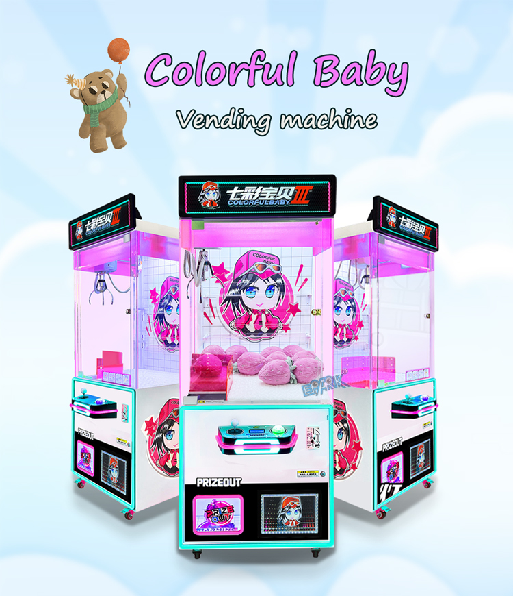 Coin Operated Arcade Doll Machine Claw Crane Grabber Prize Vending Out Toy Gift Game Machine details