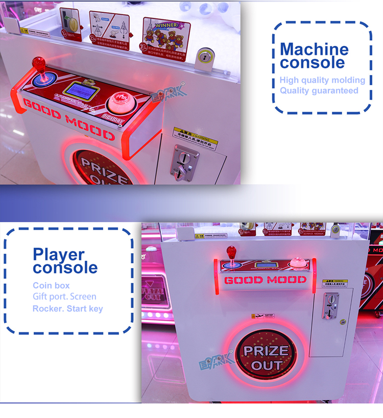 Coin Operated Toy Gift Claw Crane Machine Arcade Crane Game Machine 1 Player Doll Crane Claw Machine manufacture