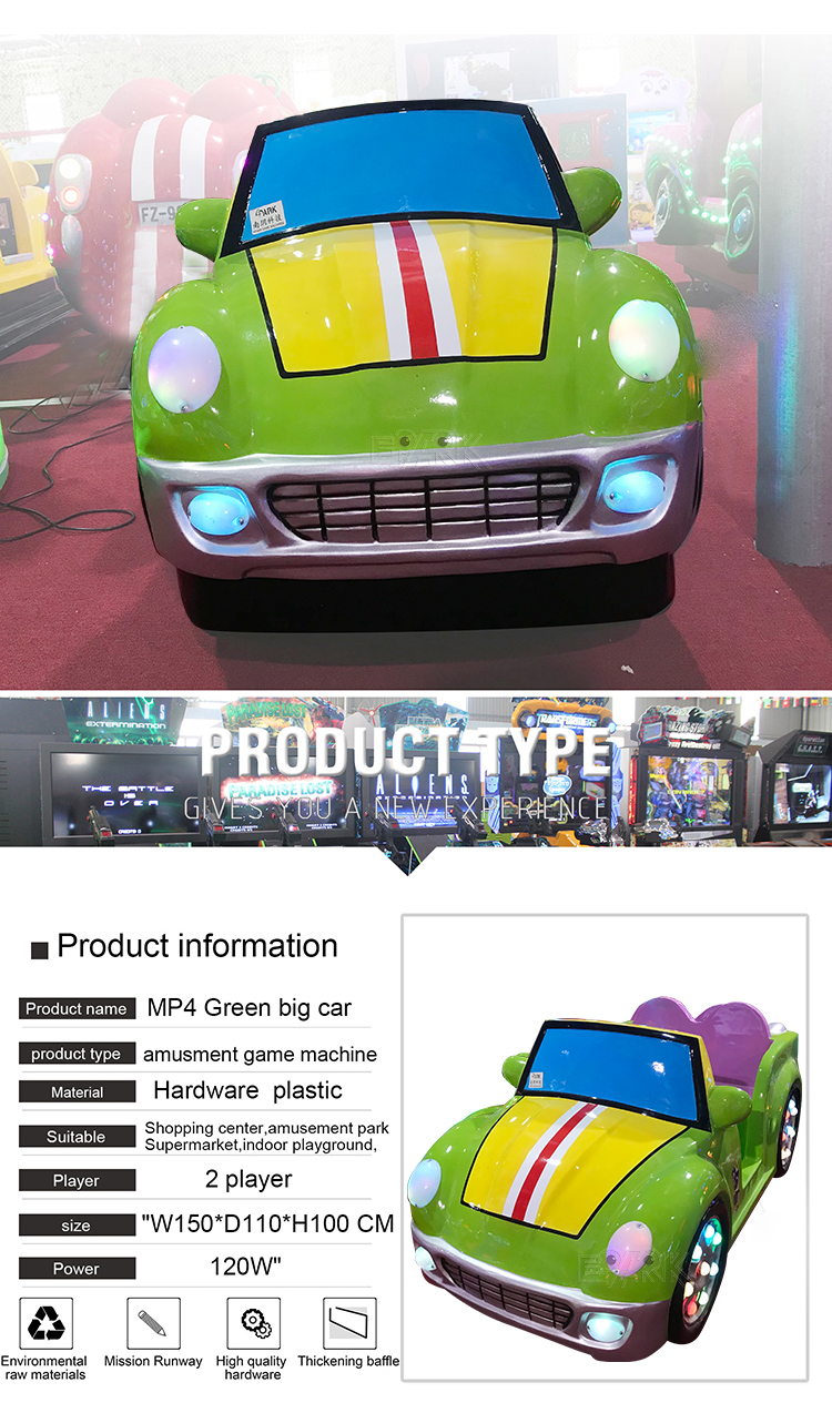 High Quality New Coin Operated Arcade Indoor Sport Amusement Happy Sports Car Game Machines For supplier