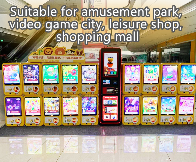 55-75mm Capsule Toys Vending Machine Coin Operated Gashapon Gift Machine Egg Toys True Display Plastic Box For Shopping Mall manufacture