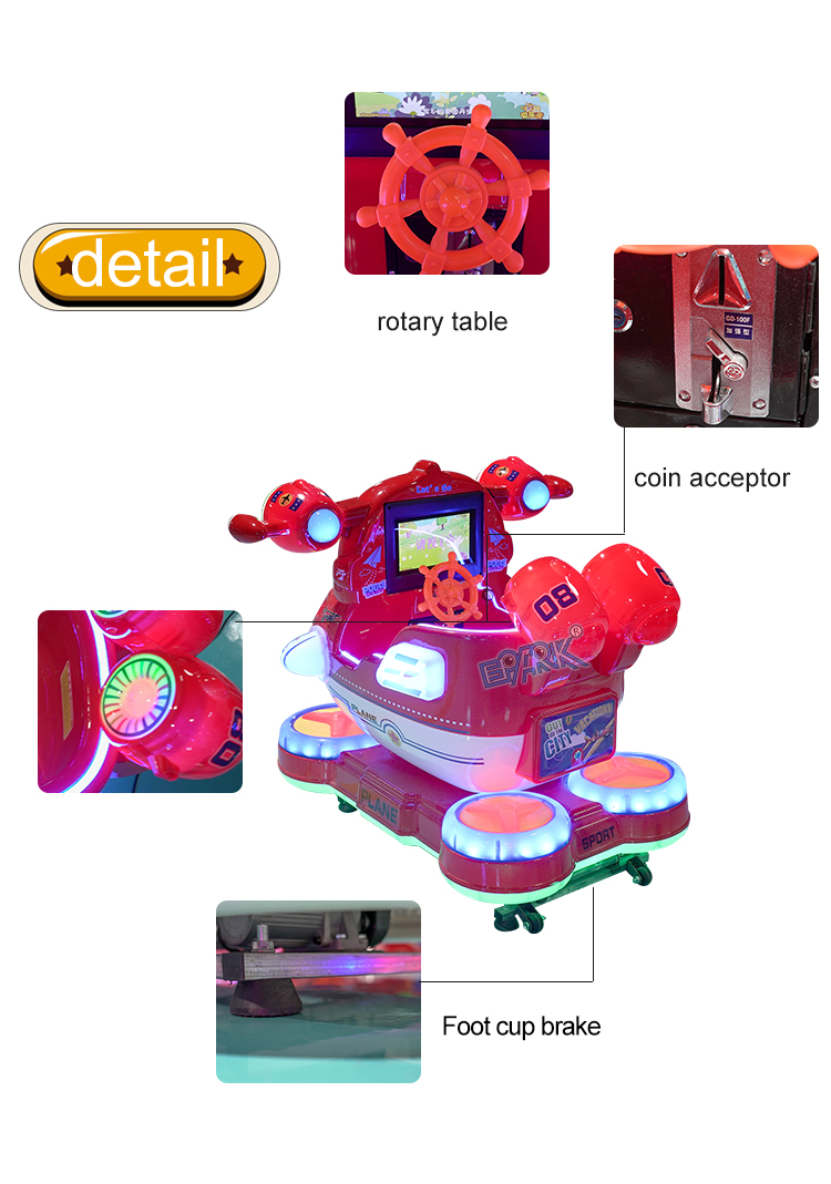 Kids Coin Operated Game Machine Coin Operated with Game Kiddie Rides Children Amusement Ride manufacture