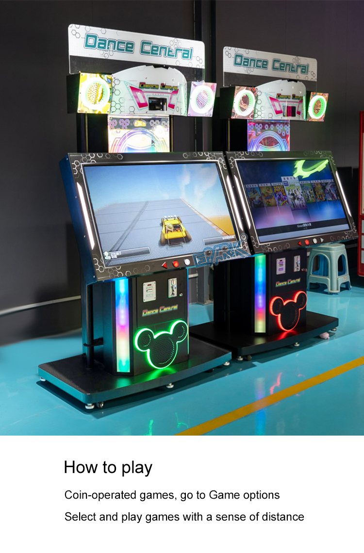Hot Sale Coin Operated Amusement Dance Central Dancing Video Game Machine For Shopping Mall supplier