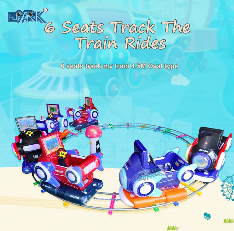 New Amusement Park Ride Kids Small Electric Train Mini Track Train Children Rides For Kid manufacture