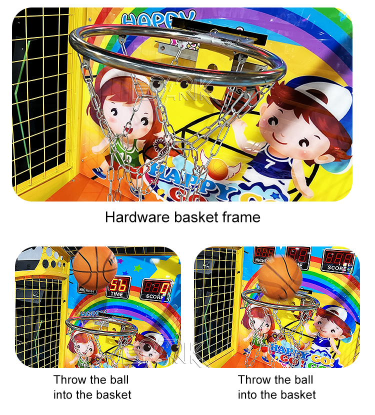 Coin Operated Game Machine Amusement Park Children Arcade Basketball Game Machine For Sale details