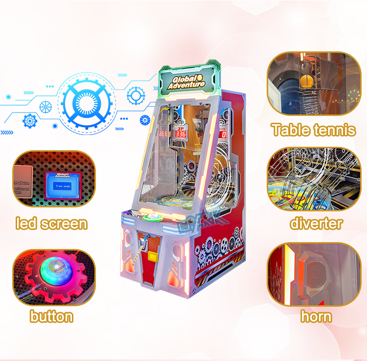 Adventure Drop Ball Skip Redemption Game Machine Children's Indoor Arcade Game supplier