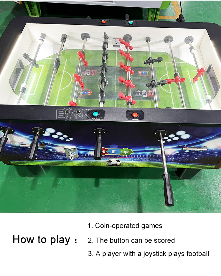 Indoor Sports Soccer League Game Coin Operated Games Machine Foosball Football Table Soccer Table Game factory