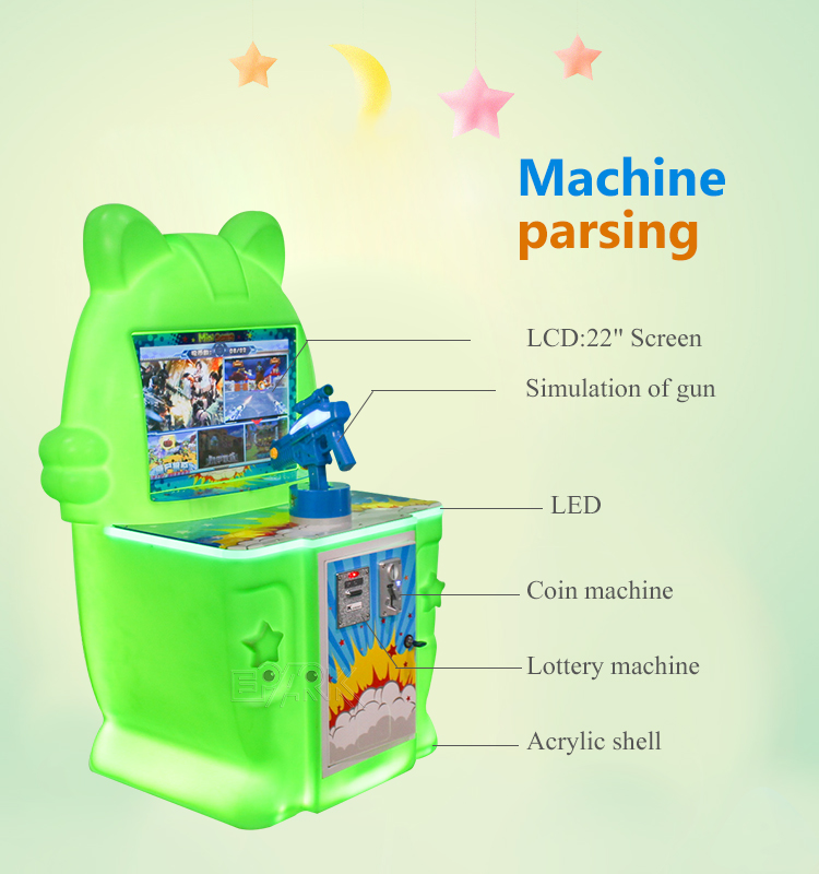 Mini Game Arcade Kids Shooting Game Machine Video Game Machine details