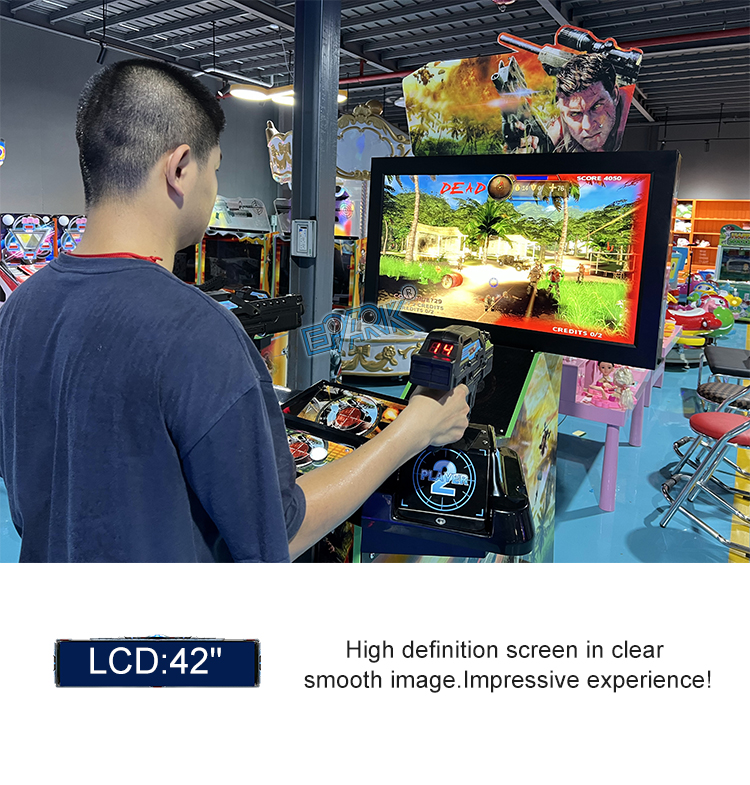 Cheap Price Coin Operated Indoor Park Arcade Shooting Game Machine Simulator Arcade Game Machine factory