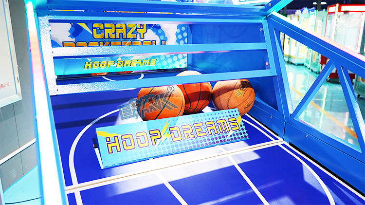 Coin Operated Arcade Crazy Basketball Game Machine Indoor Basketball Shoot Machine factory