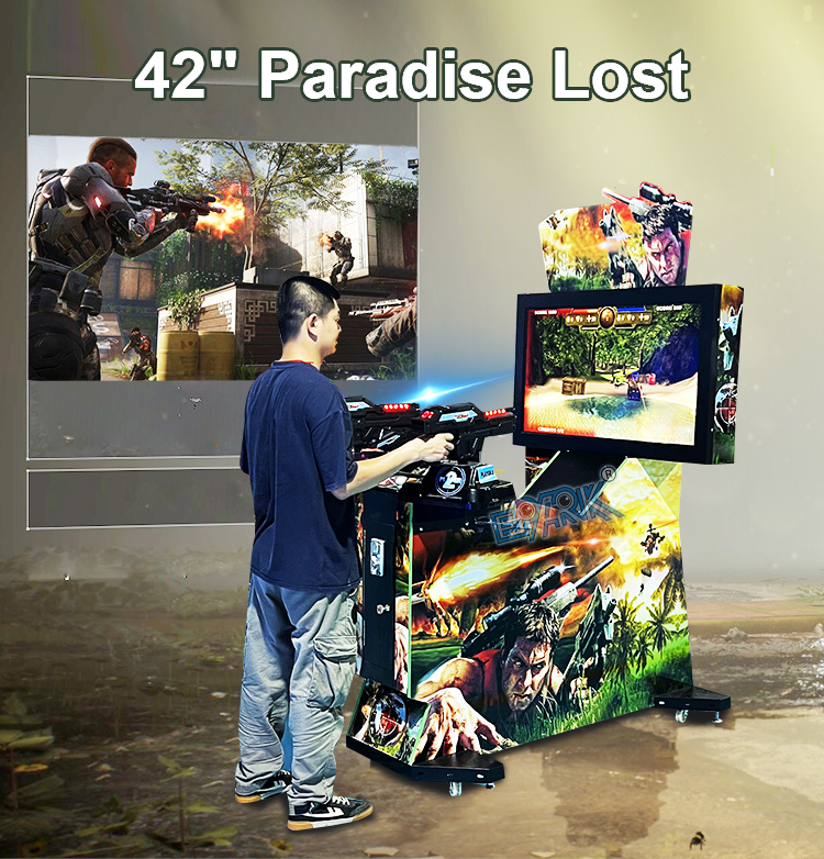 Cheap Price Coin Operated Indoor Park Arcade Shooting Game Machine Simulator Arcade Game Machine factory