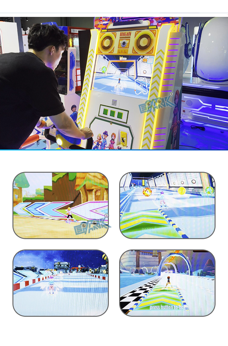 Amusement Game Park Happy Scooter Game Machine Redemption Ticket For Arcade Games details