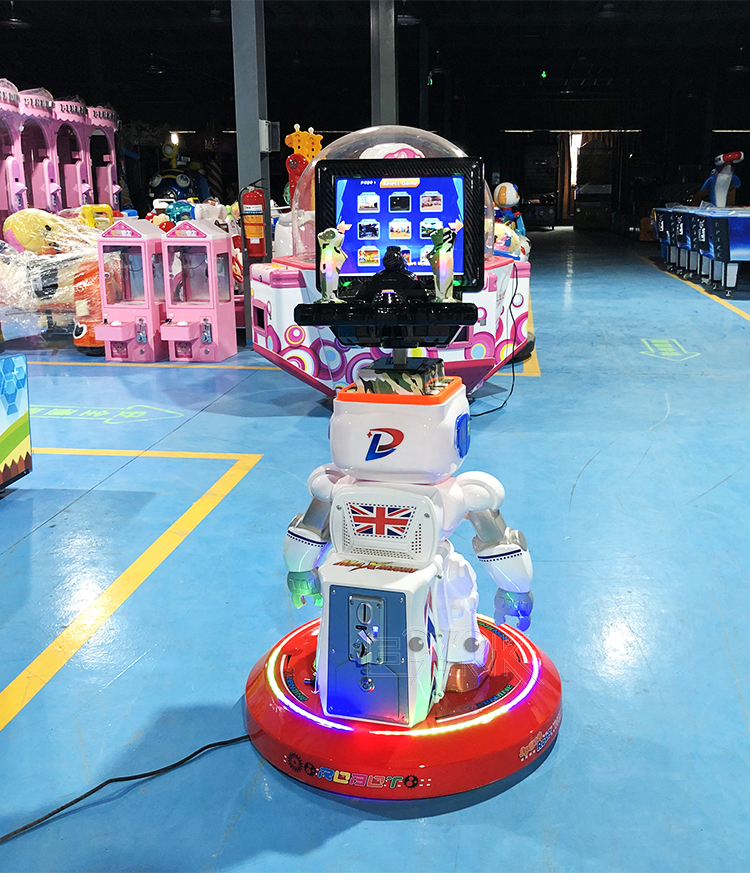 Amusement Park New Coin Operated Arcade Game AR Robot Kids Shooting Gun Game Machine details