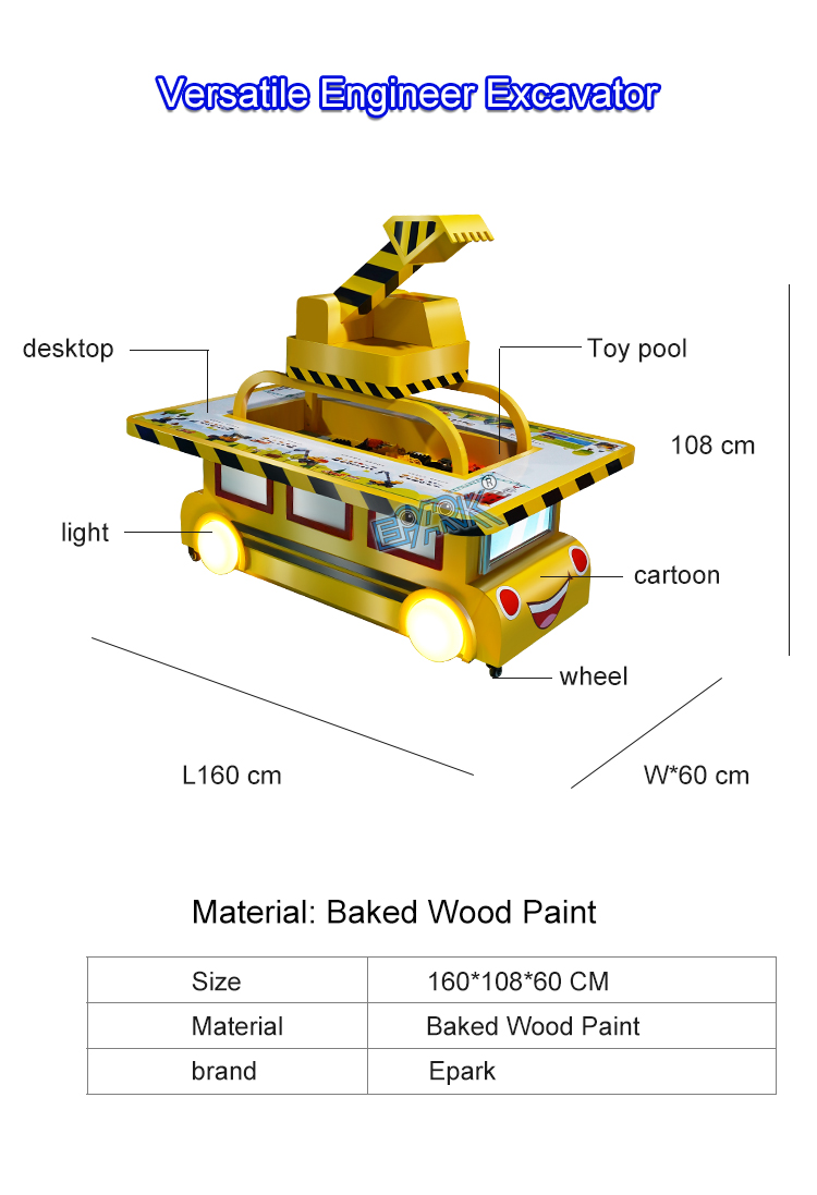 New Amusement Park Building Block Table factory