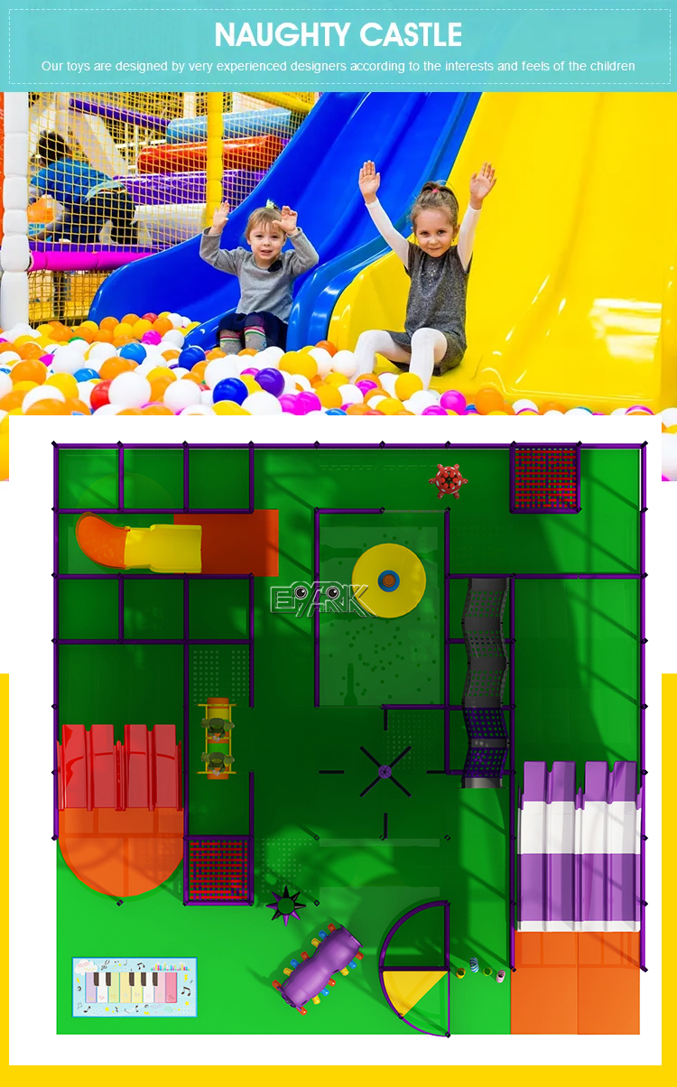 Indoor Playground Trampoline Park Center supplier