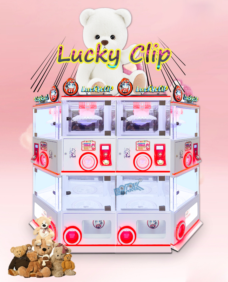 Claw Machine Toy For Children Lucky Clip Game Coin Operated Arcade Machines manufacture