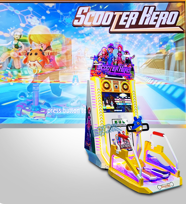 Amusement Game Park Happy Scooter Game Machine Redemption Ticket For Arcade Games supplier