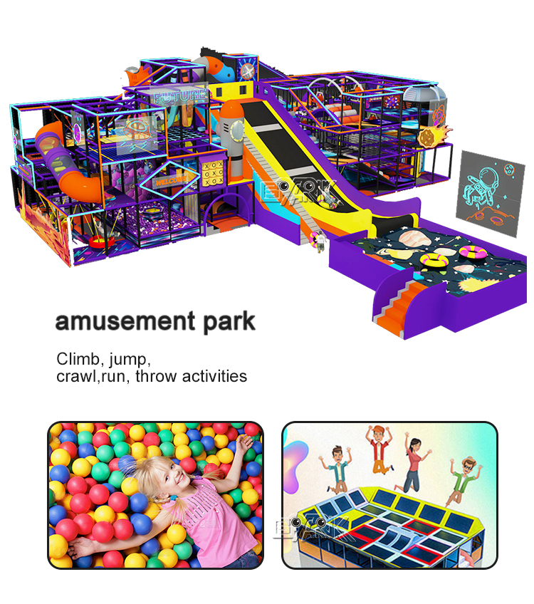 Naughty Castle Kids Zone Indoor Children Playground Equipment Play Center Equipment manufacture