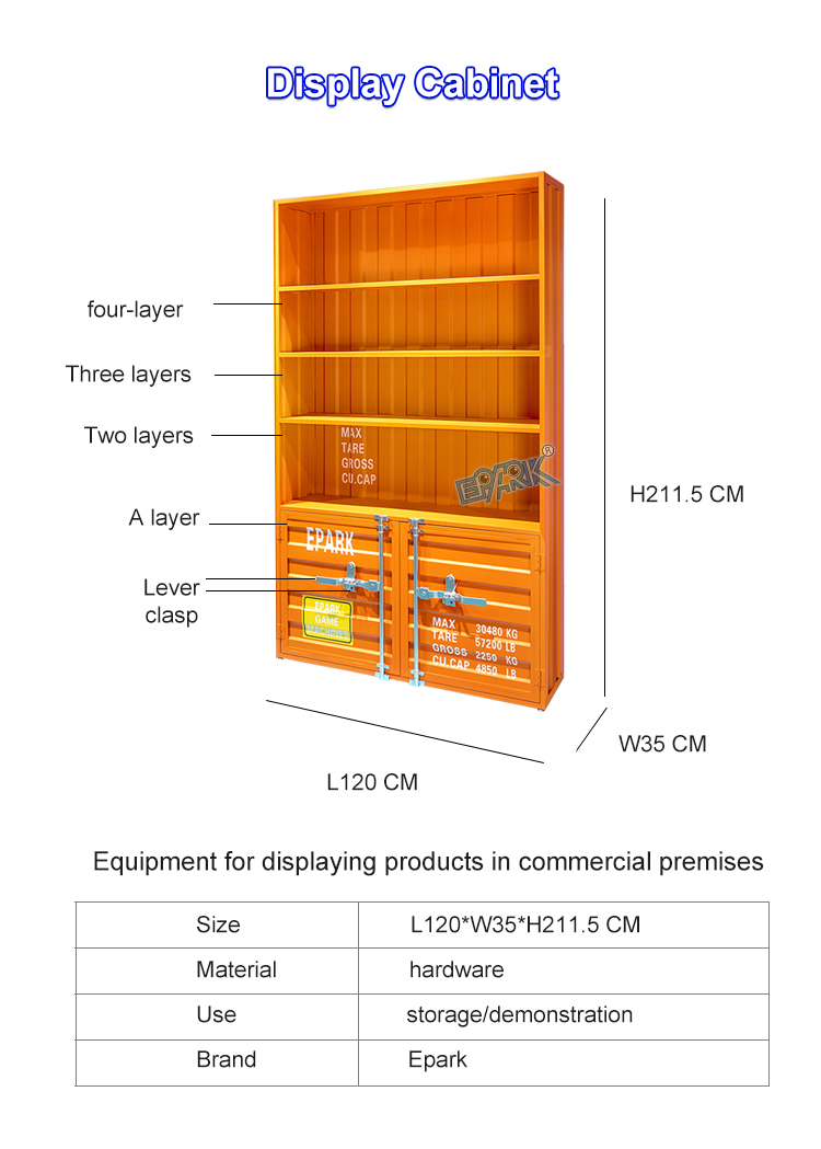 Toy Gift Prize Display Cabinet manufacture