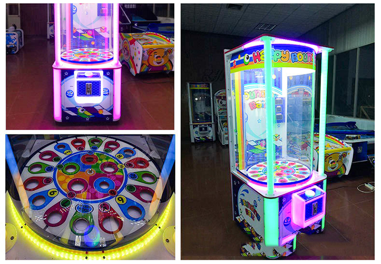 Coin Operated Bouncing Ball Redemption Arcade Lottery Game Machine supplier