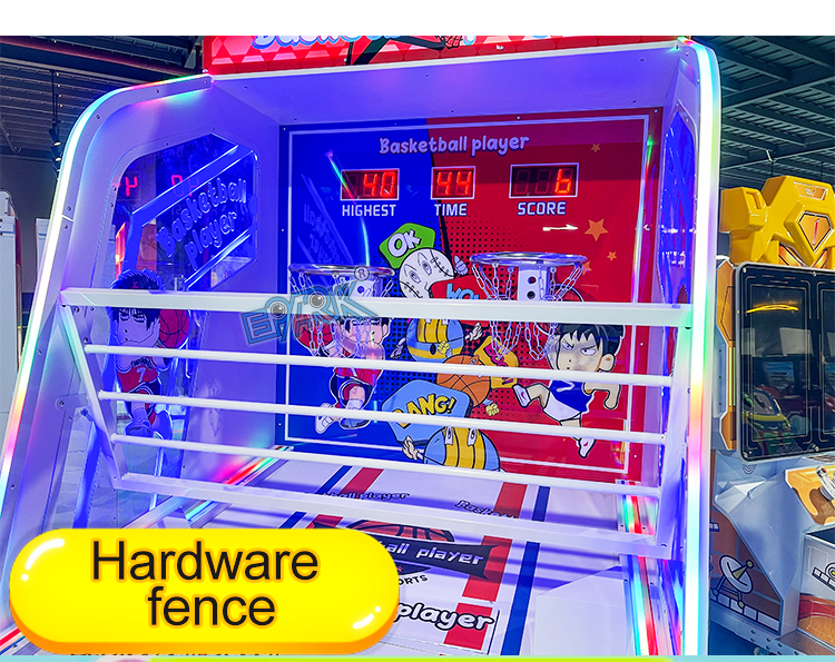 Coin Operated Game Machine Kids Basketball Shooting Machine Street Basketball Shooting Game Machine manufacture