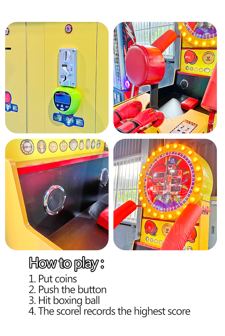 Arcade World Boxing Championship Games Machine Amusement Park Redemption Tickets Game Coin Operated Arcade Machine supplier