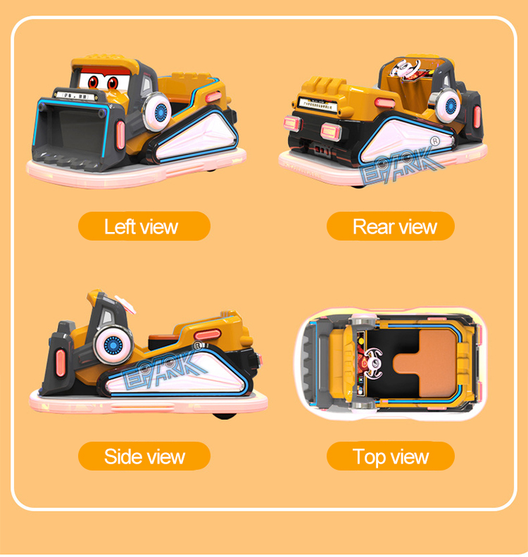 Children Playground Kiddie Battery Operated Outdoor Amusement Park Rides Bumper Car For Kids manufacture