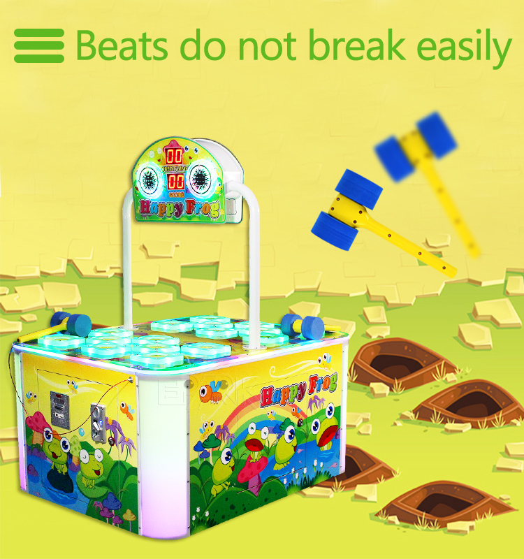 Hitting Hammer Games 2 Player Hit Hammer Competition Games Lottery Ticket Machine supplier