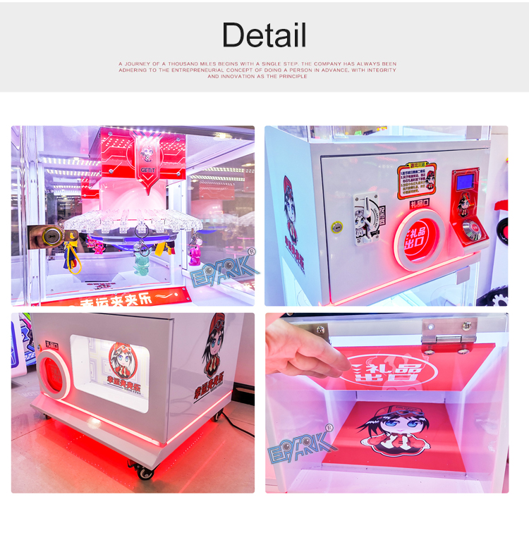 Claw Machine Toy For Children Lucky Clip Game Coin Operated Arcade Machines supplier