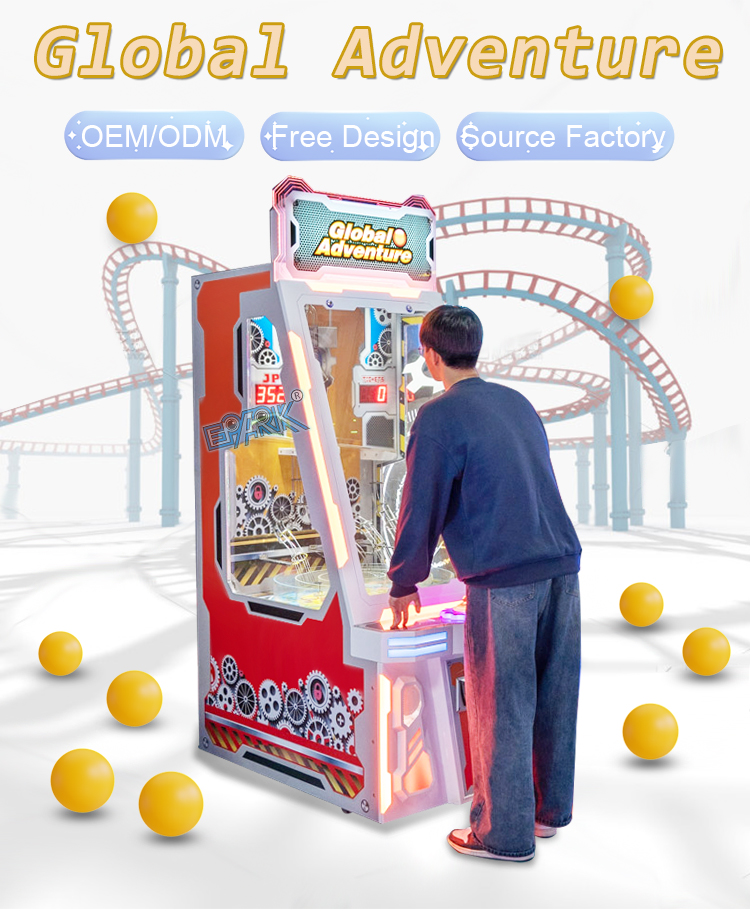 Adventure Drop Ball Skip Redemption Game Machine Children's Indoor Arcade Game manufacture