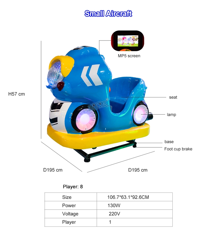 Wholesale Amusement Park Kiddie Rides Mall Newest Kids Cars Electric Ride with Screen supplier