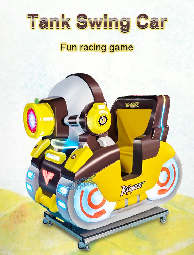 MP5 Screen Indoor Coin Operated Kiddie Ride Amusement Swing Children's Rocking Car details