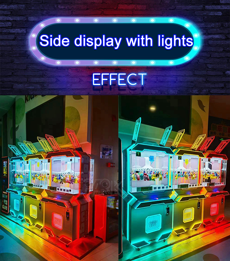 Coin Operated Prize Gift Game Machine Automatic Card Clip Game Machines factory